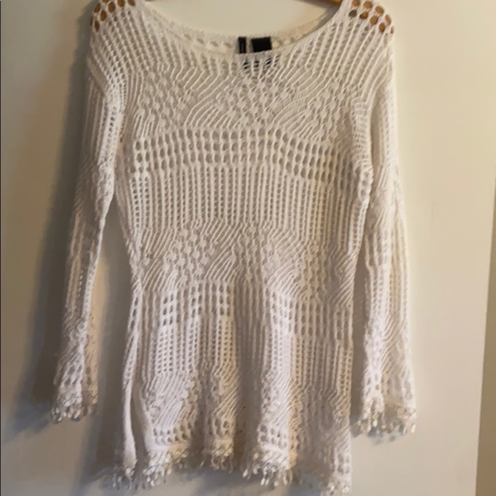 Crotchet tunic top